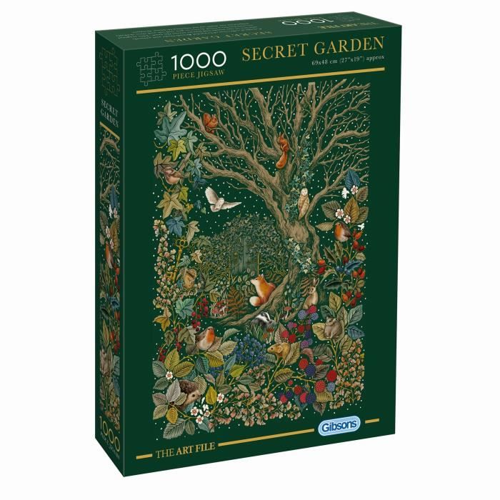 Puzzle Secret Garden - GIBSONS - 1000 pièces - Paysage et nature