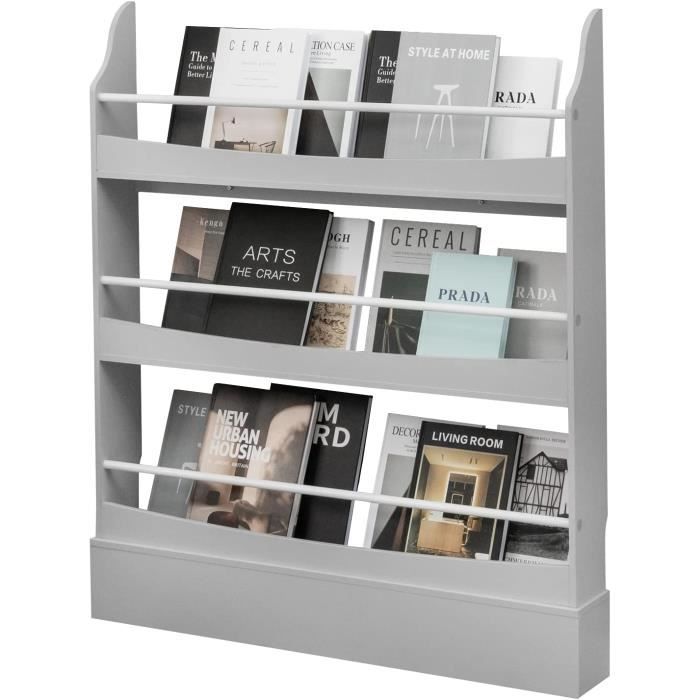 GOPLUS Étagère de Rangement à 5 Niveaux, Dispositif Anti-basculement, Bibliothèque Style Industriel sur Pied avec Patins Antidérapants pour Salon /Chambre/Cuisine (Marron GOPLUS Étagère de Rangement à 5 Niveaux, Dispositif Anti-basculement, Bibliothèque Style Industriel sur Pied avec Patins Antidérapants pour Salon /Chambre/Cuisine (Marron