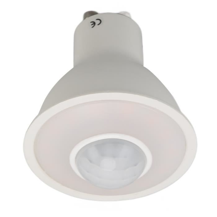 YID Ampoule GU10 Détecteur de Mouvement Ampoules Lumière de sécurité Blanc Chaud pour Plafond Couloir Porche outillage electrique