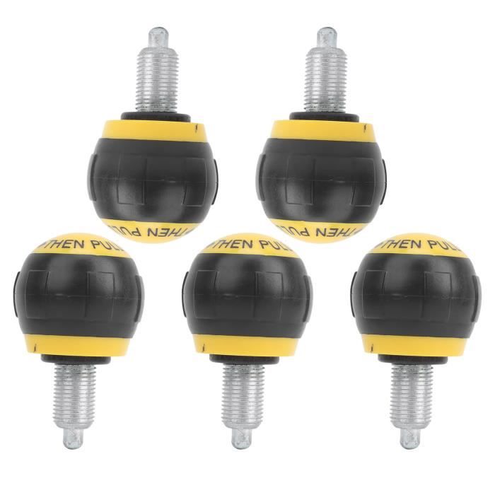 TuffStuff Fitness BNH0701X1 – Broche De Traction Poussée ASM (1/2 X 5 5/8, Bouton Jaune) – Pièce Détachée Salle De Sport