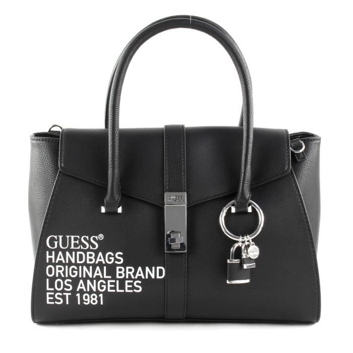 Guess asher shoulder sales bag black multi