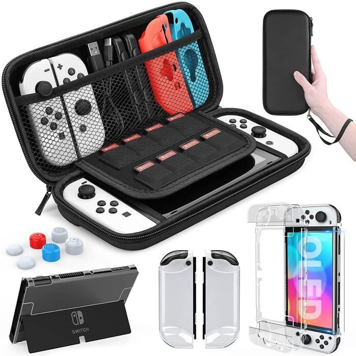 HEYSTOP Etui pour Nintendo Switch, Protection Switch Housse, Coque
