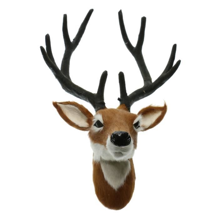 Hôtel Chambre XYF Tete De Cerf Deco Tete De Cerf Murale Tenture Murale Tête De Cerf Géométrique Tete De Cerf Créatif Résine Tête Animal Créatif Cerf Décoration Murale De Tête pour Salon