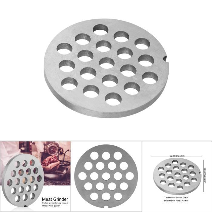 Couteau Disque 5 Mm Pour Hachoir à Viande – Lame De Rechange Professionnelle – Alliage Solide Argenté