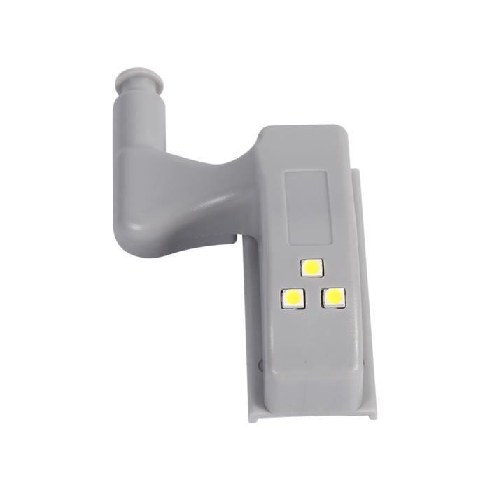LAM-10pcs LED Armoire Intérieure Charnière Capteur Lumière Chambre