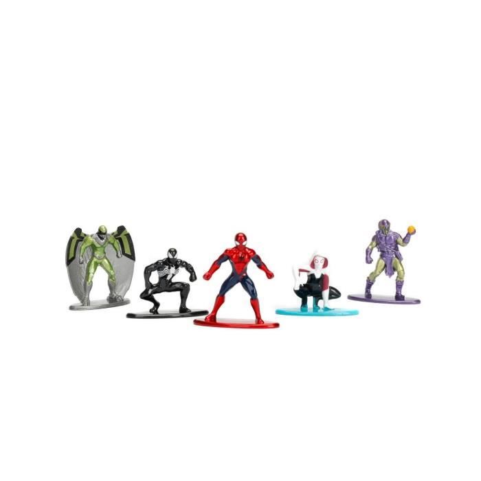 Jada - Marvel - Set 2 Figurines Iron Man - 15cm et 5cm - Tête Amovible - 253223002