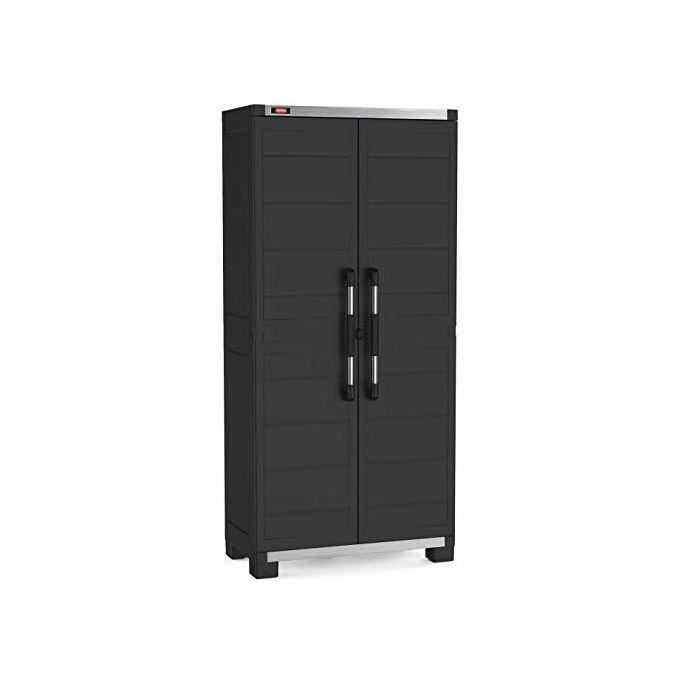 Keter Armoire Haute XL Garage Armoire en Résine Multifonctions