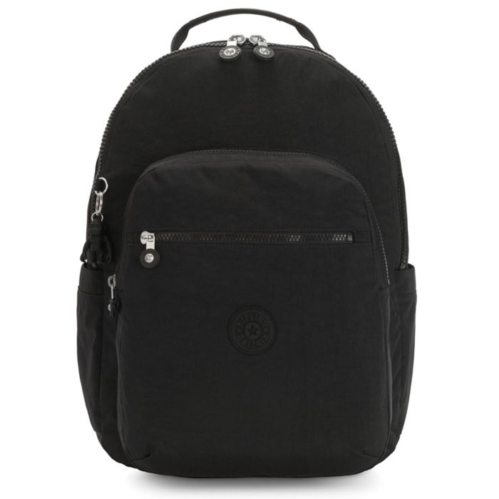 kipling Sac à dos noir pour femme et homme - Basic Seoul Backpack L Black Noir 88007 kipling Sac à dos noir pour femme et homme - Basic Seoul Backpack L Black Noir 88007