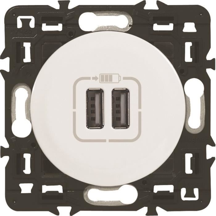 LEGRAND Prise double chargeur USB Céliane