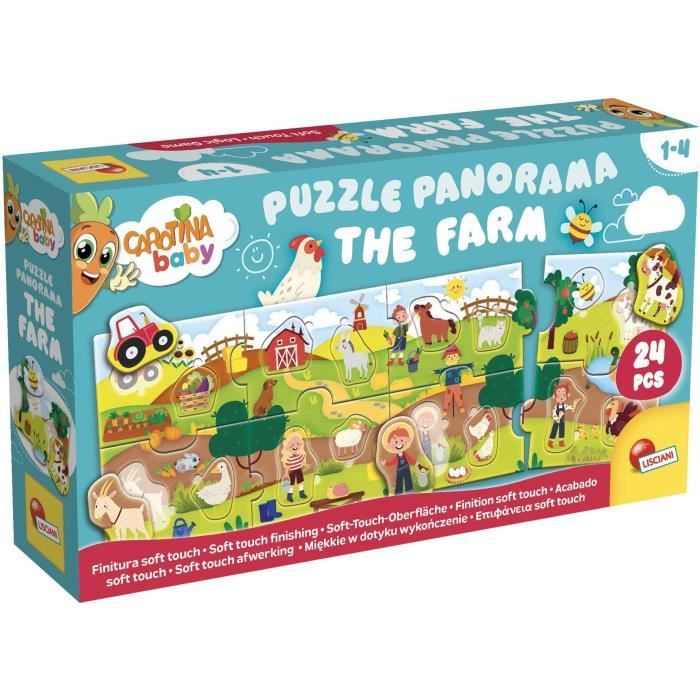 La Ferme Puzzle panoramique CAROTINA BABY Développement de la logique Motricité fine