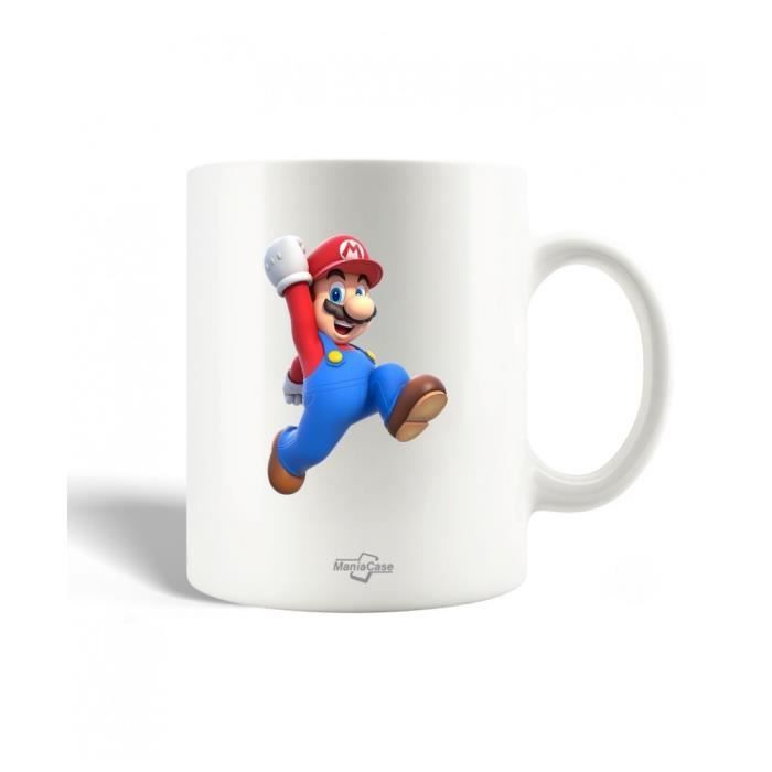 Mug Personnalisé Céramique Mario - Fait Main En France, Personnages Disney, Licorne, Pokémon - Pour Enfant
