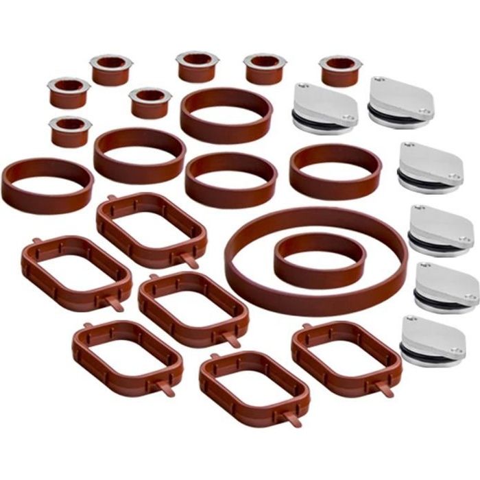 Kit Clapets + Joints Collecteur Admission Pour BMW M57 3.0d (E60, E46, E53) - Neuf