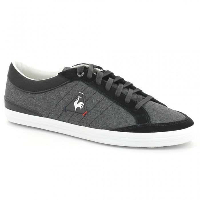 Basket - Le Coq Sportif Feretcraft - Noir - Mixte - Adulte - Lacets - Textile