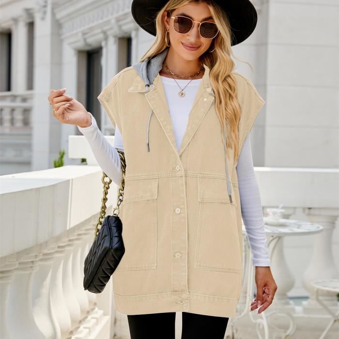 Gilet en jean femme top