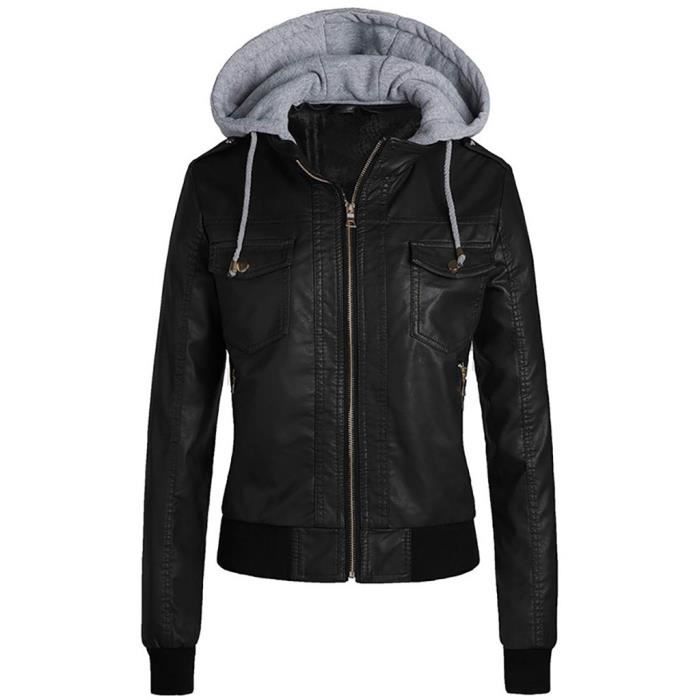 Perfecto cuir grande taille femme hot sale