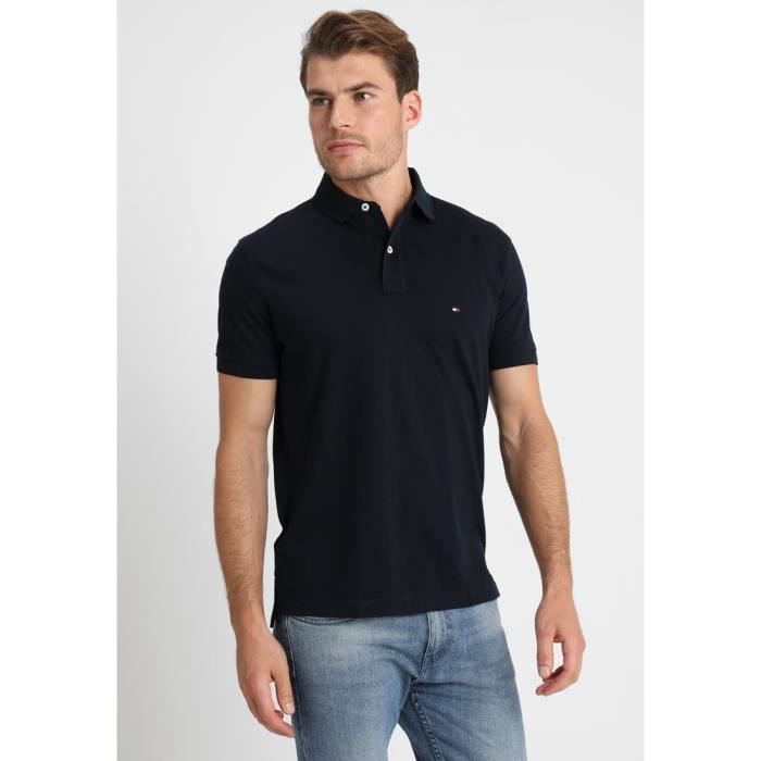 Polo tommy hilfiger homme gris best sale
