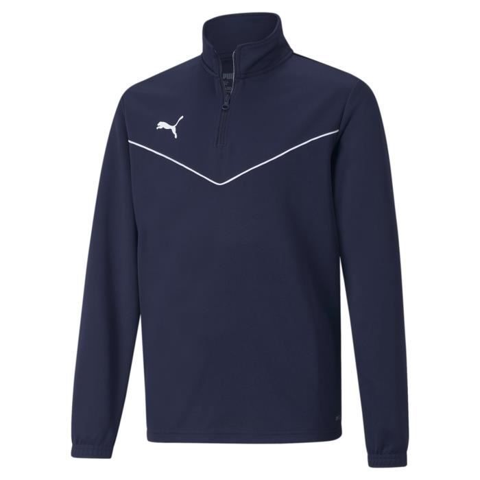 Sweatshirt enfant Puma Team Liga - bleu Marine/blanc