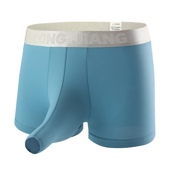 Boxer Homme Gratuit Sexy Elephant Nez Soie de Glace Couleur Blanc Blanc Cdiscount Pret a Porter