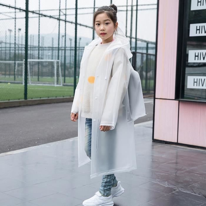 Montre Garcon 10 Ans Generisch 2025 - Manteau De Pluie Pour Enfant Avec Sac D'u00e9cole Et Capuche - Pour Garu00e7ons Et Filles - Couleur Unie - Long Manteau De Pluie - Parapluie