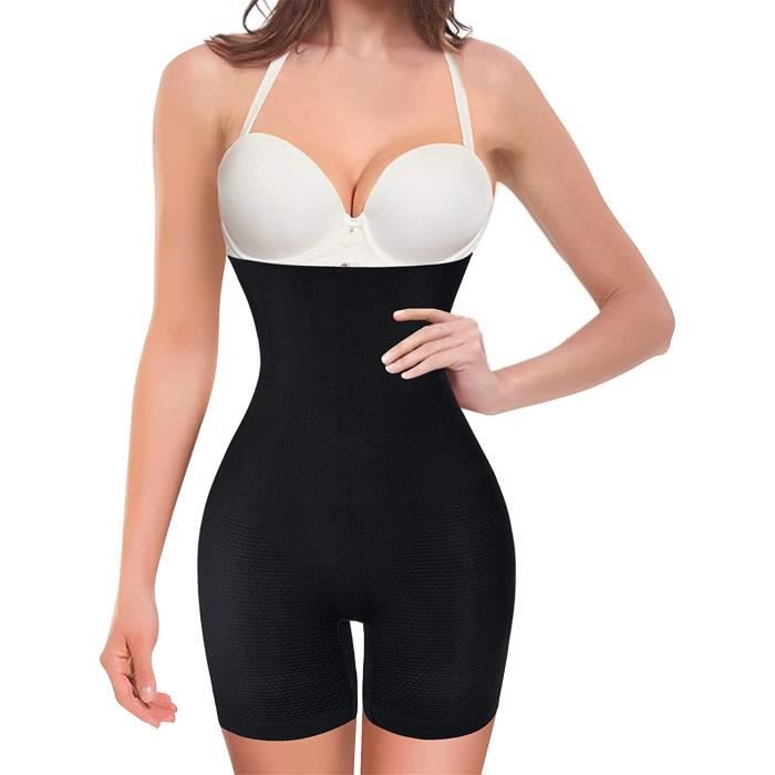 Gaine Amincissante Culotte Sculptante Femme Gainante Taille Haute Gaine Amincissante Ventre Plat Invisible Minceur Panty Noir XL 2XL