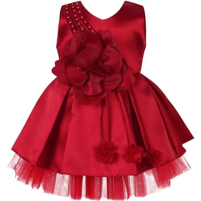 Robe pour bébé fille de 0-3 mois, tenues d'été de fête de mariage  d'anniversaire pour enfants, ensemble de chaussures avec bandeau, robe de  baptême - AliExpress