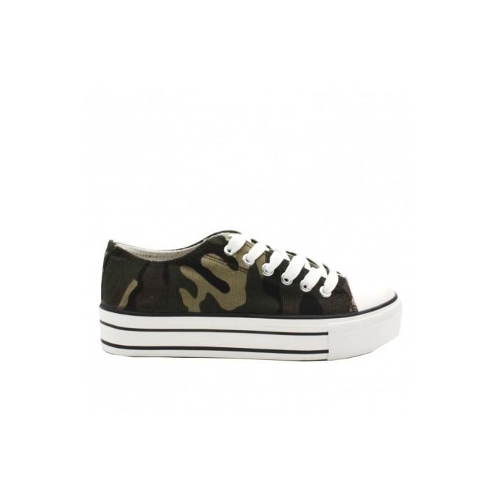 Baskets basses Femme Kaki Baskets basses Femme Kaki