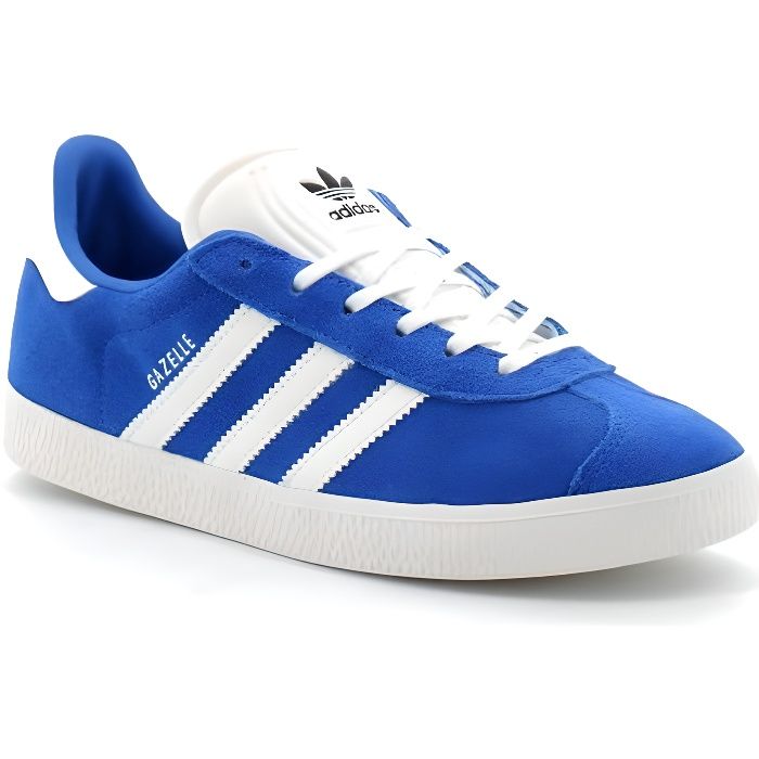 Baskets ADIDAS GAZELLE J Bleu Homme Daim Nubuck Lacets Bleu electric Cdiscount Chaussures