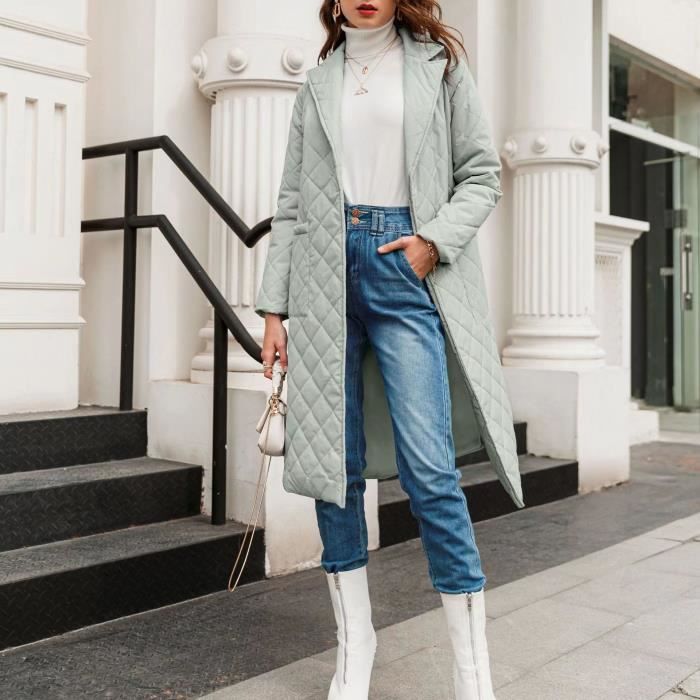 Manteau femme coupe cintrée 2025