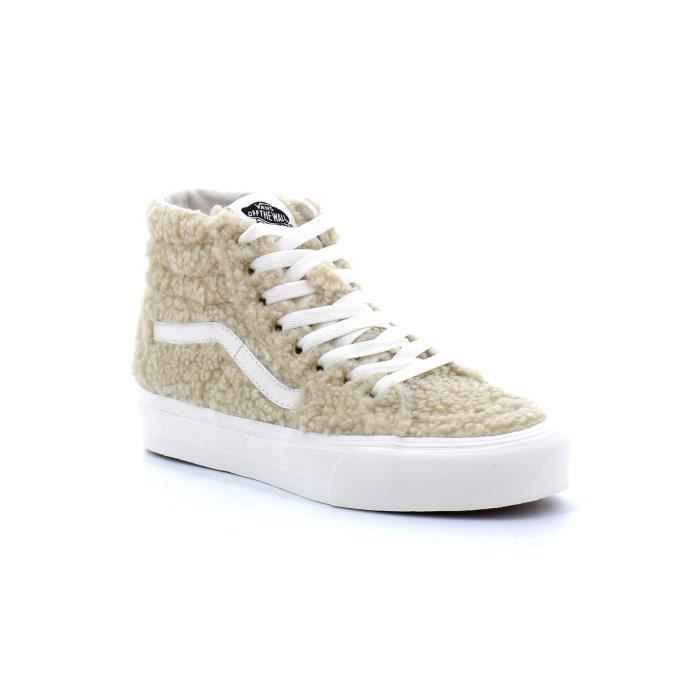 Vans Baskets SK8-Hi Tapered COZY HUG MOJOVE Beige - VANS - Homme - Lacets - Textile