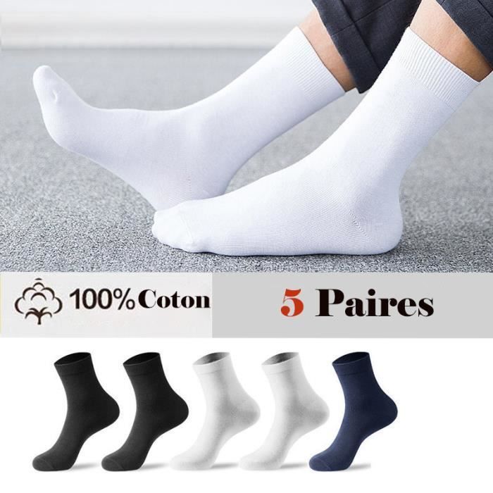 Lot De 10 Paires De Chaussettes Femme En Coton - Taille 36-43, Respirantes, Anti-transpiration - Pour Quotidien Et Sport