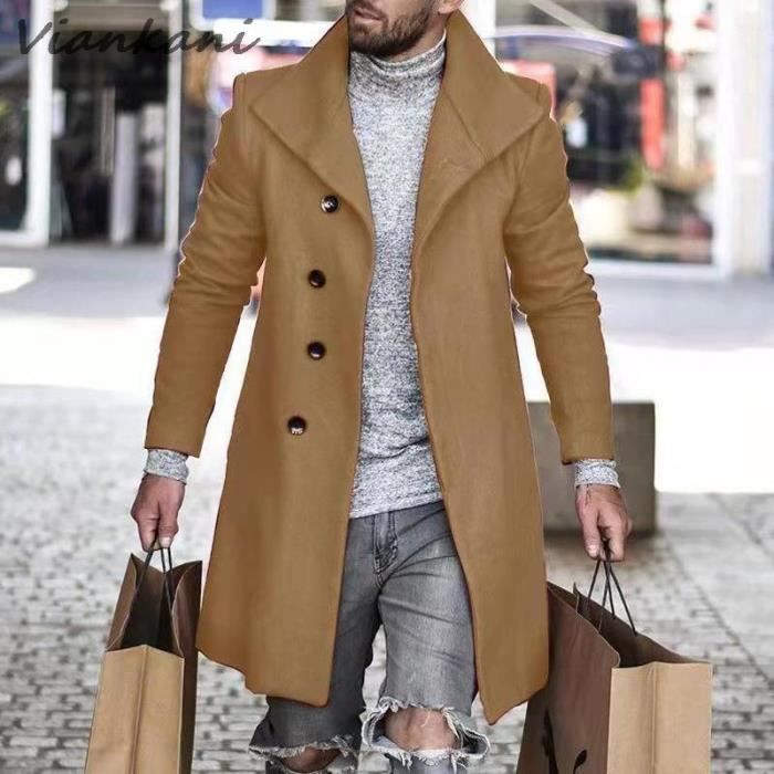Caban sales camel homme