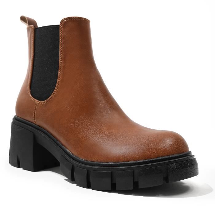 Chelsea boots outlet femme talon