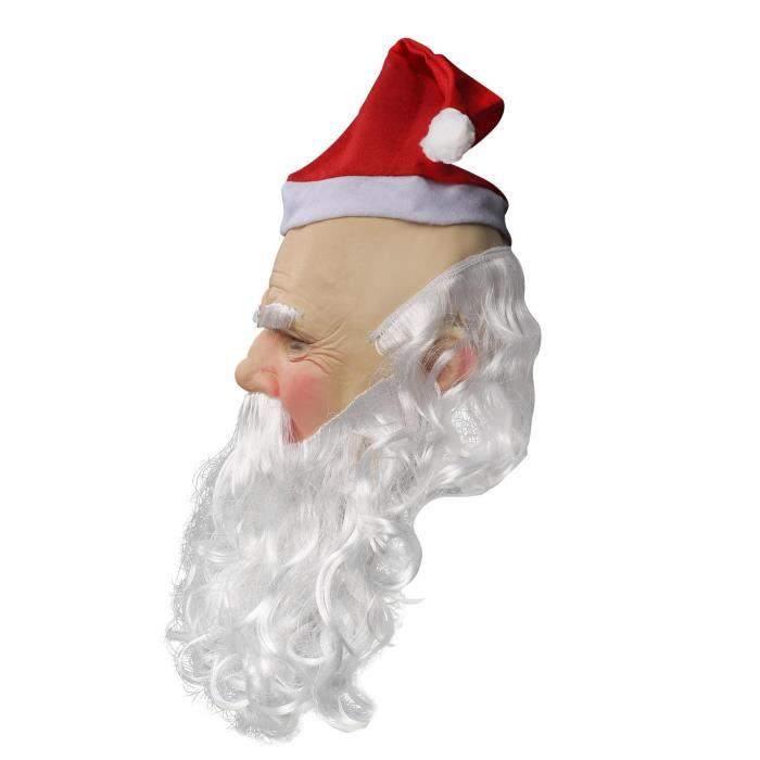 Masque En Latex De Lama – Blanc | Couvre Toute La Tête | Déguisement Adulte, Fête, Cosplay | Attention Allergie Latex