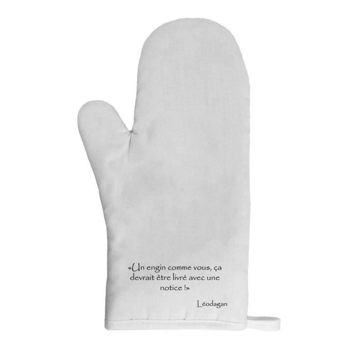 Gant De Cuisine Leodagan Livre Avec Une Notice Citation Kaamelott Mygoodprice Achat Vente Gants De Cuisine Cdiscount