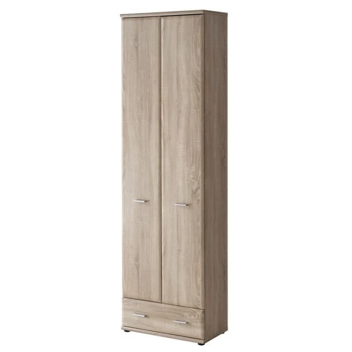 Armoire 2 Portes Armario 203cm Chene Paris Prix Achat Vente Armoire De Bureau Armoire 2 Portes Armario 203cm Chene Paris Prix Cdiscount