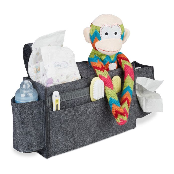 Organisateur De Sac De Voyage Organiseurs De Sacs à Main Organiseur De Sac à Main En Feutre Noir Poche Intérieure Feutre Rangement - 10