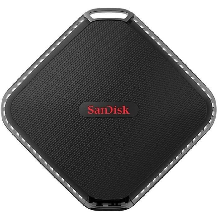 Sandisk Disque Dur Externe Ssd Extreme 500 1tb Usb 3 0 Noir Prix Pas Cher Cdiscount