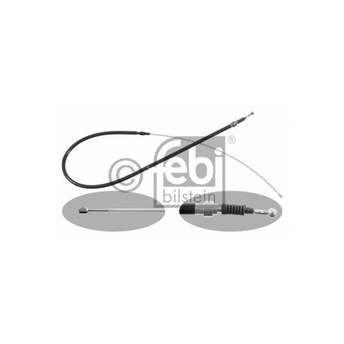 Tirette à Câble Frein Stationnement Febi-Bilstein 22736 - Compatible VW Golf IV, Audi A3, Seat Leon