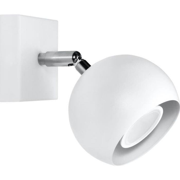 Applique Murale OCULARE SPOT GU10 LED Lampe Murale Moderne LOFT Design - Blanc