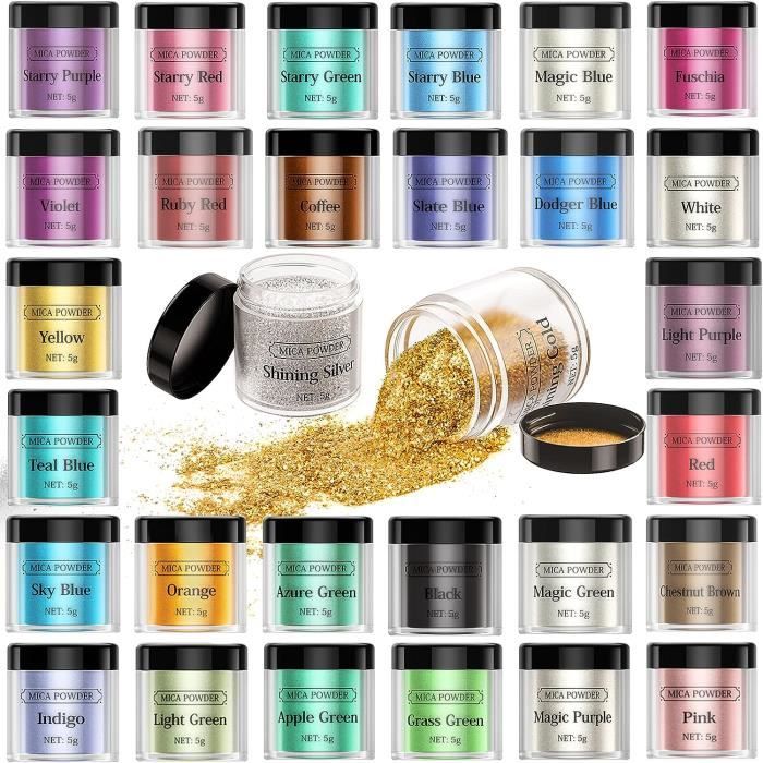 Pigments Néon En Pâte – 12 Couleurs Pour Résine époxy, Slime, Ongles, Bougies