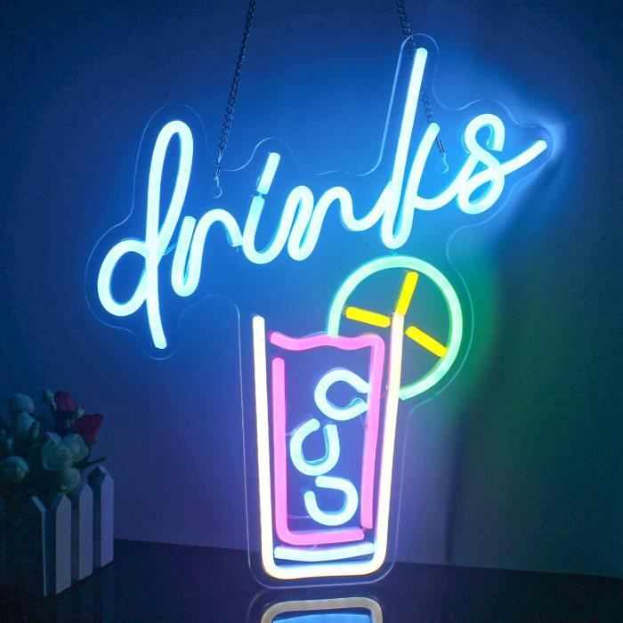 Enseigne Lumineuse Coca-Cola 40x30 Cm - Panneau LED Pub Néon Pour Bar Ou Collection