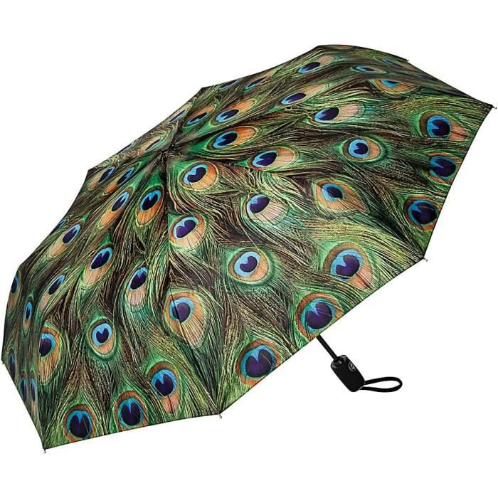 Parapluie Automatique Von Lilienfeld Colin - 16 Baleines Fibre Verre - Résistant Vent - Diamètre 103cm - Crème