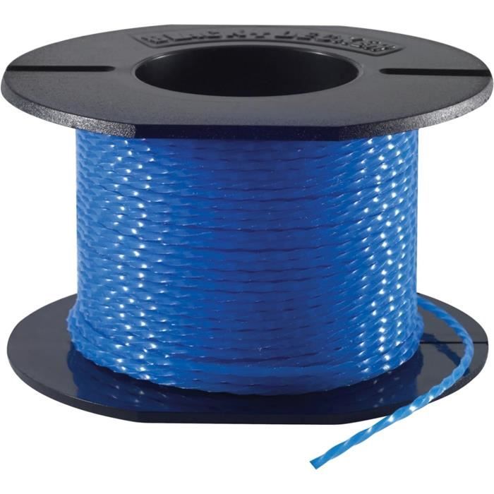 Bobine 200 M De Fil Nylon Pour Cerf-volant – 2 Enrouleurs Noirs – Résistant – Accessoire Extérieur – Dès 14 Ans