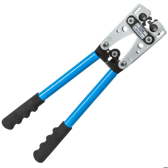 Tectake Pince A Sertir Pour Cosse De Cable De 6 A 50 Mm En Acier Bleu Achat Vente Pince Electricien Pince A Sertir Pince Elect Cdiscount