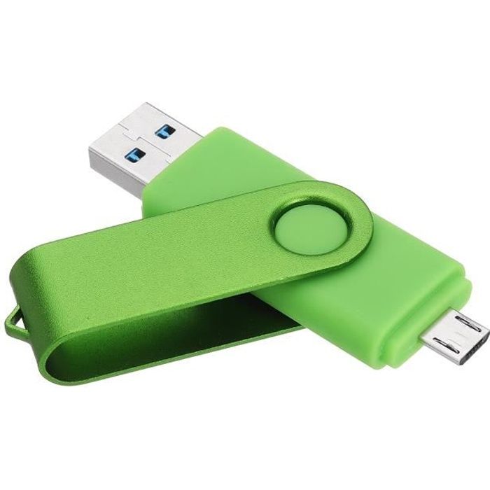 128GO Clé USB 3.0 OTG Mémoire Flash Drive Originale Pr Tablettes Android  VERT - Cdiscount Informatique