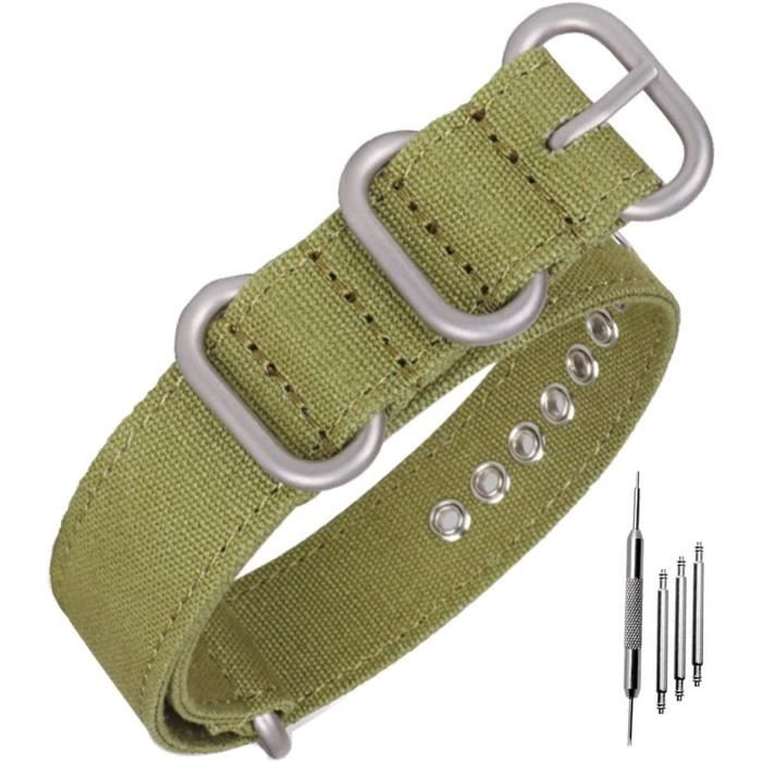 Bracelet De Montre Militaire ZULUDIVER HydraRib, En Nylon Nervuré, Sans PFAS, Imperméable, Séchage Rapide, OEKO-TEX, Boucles SS304, 18-22 Mm