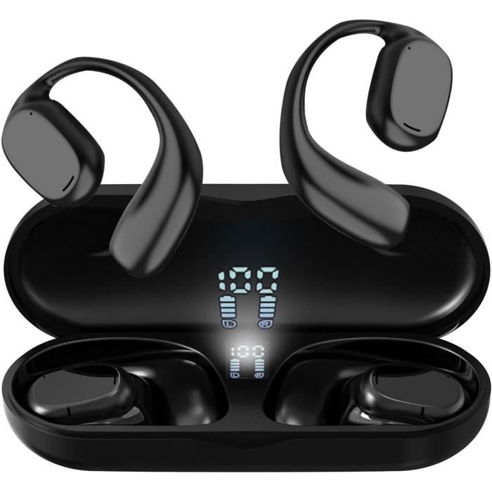 Casque Conduction Osseuse Casque Sans Fil Bluetooth 5.3,Casque à Open