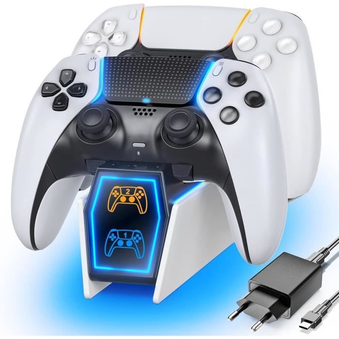 Chargeur pour manette PS5 SLIM compact - PS5 SLIM (repricing octobre 2025), Trade Invaders grossiste PlayStation 5 Slim