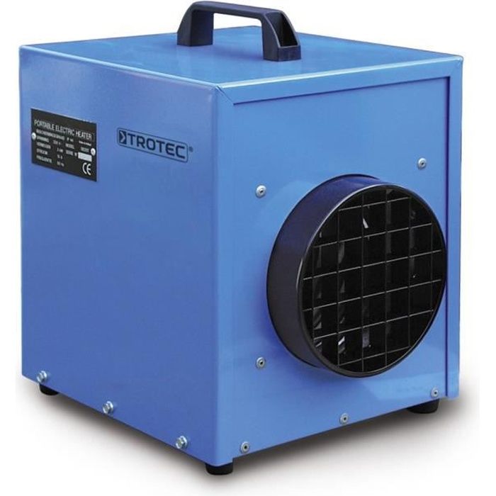 TROTEC Chauffage électrique de chantier TEH 30 T - 3300 watts - Chauffage  mobile - Débit d'air 300 m³/h - Cdiscount Bricolage