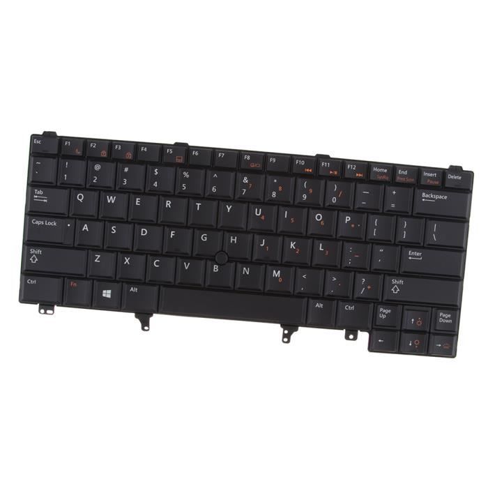 Clavier Dell Rétroéclairé 052PX4 QWERTY - Pour Latitude E6220 E6420 E6320 XT3